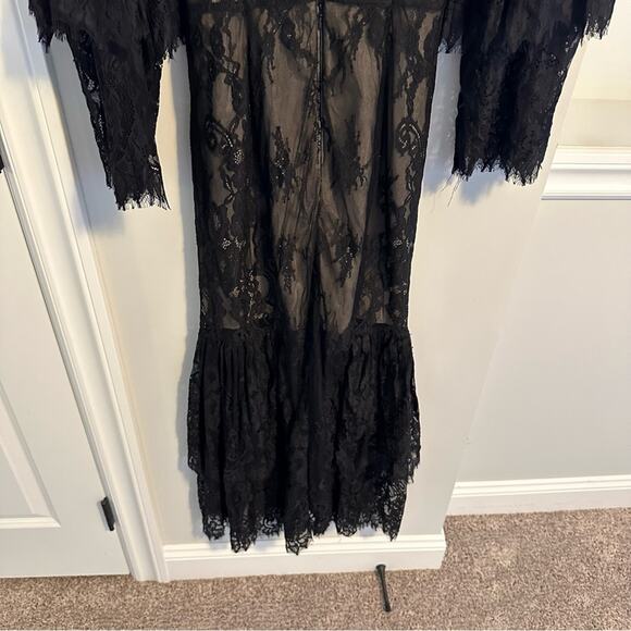 Revolve Stevie May Black Lace Maxi Dress Small - Picture 5 of 11